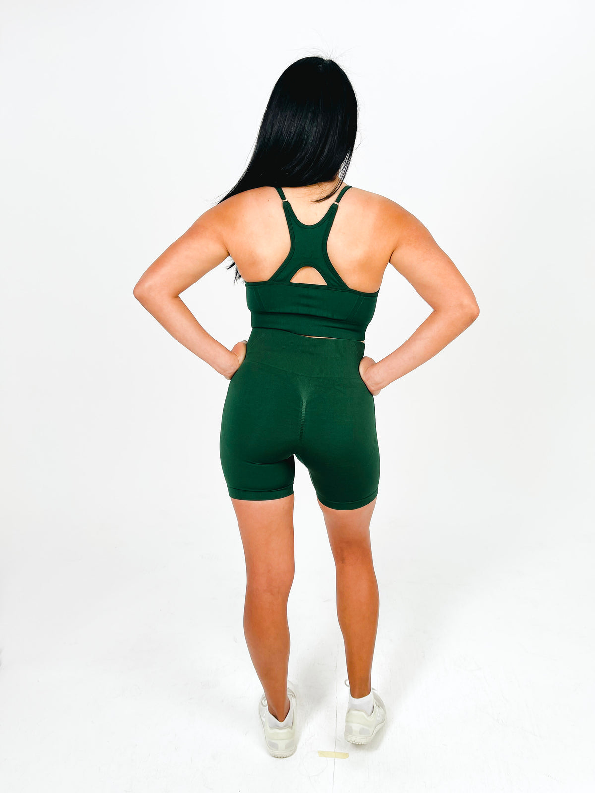 Emerald Jewel Biker Shorts
