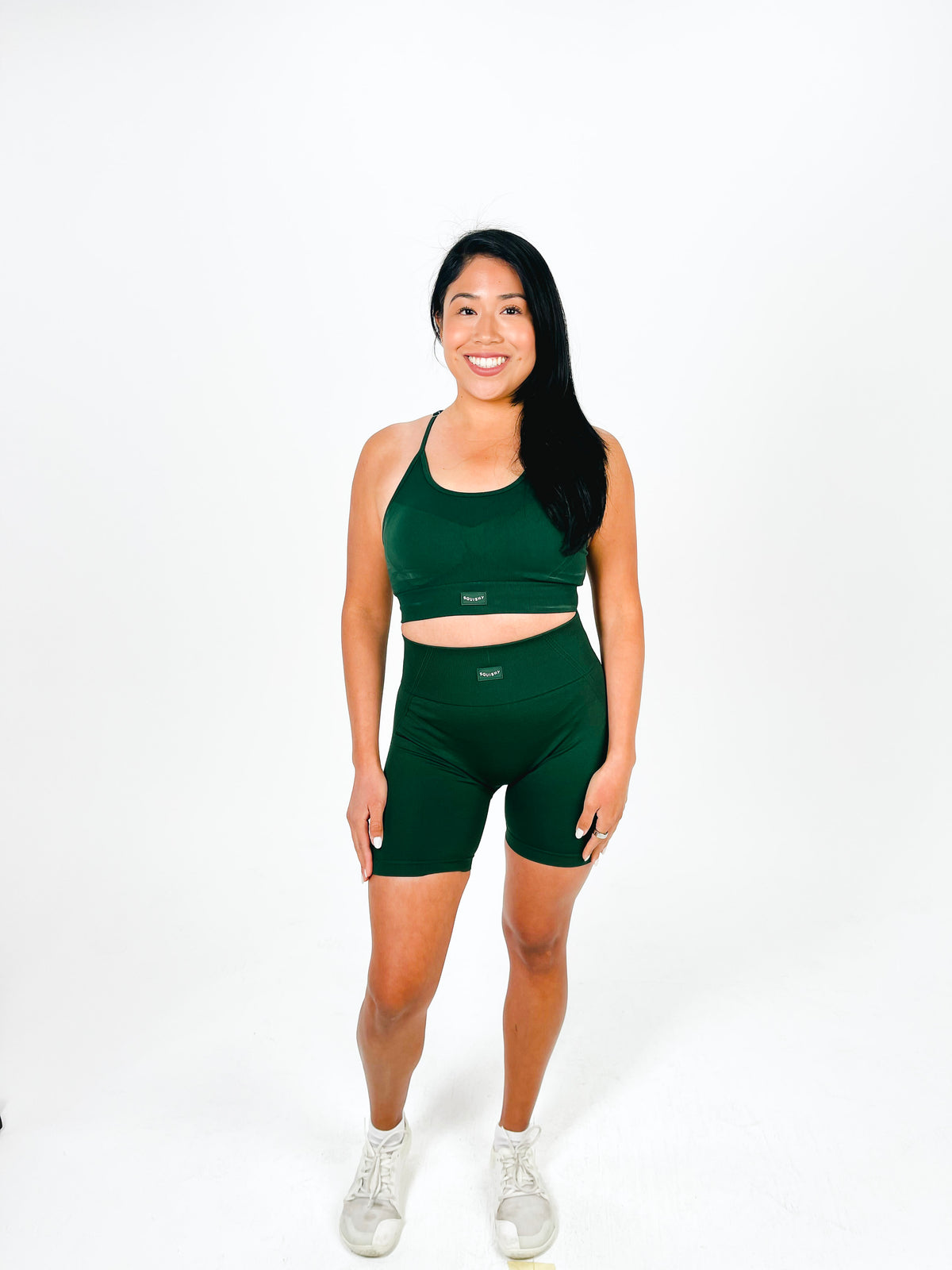 Emerald Jewel Biker Shorts