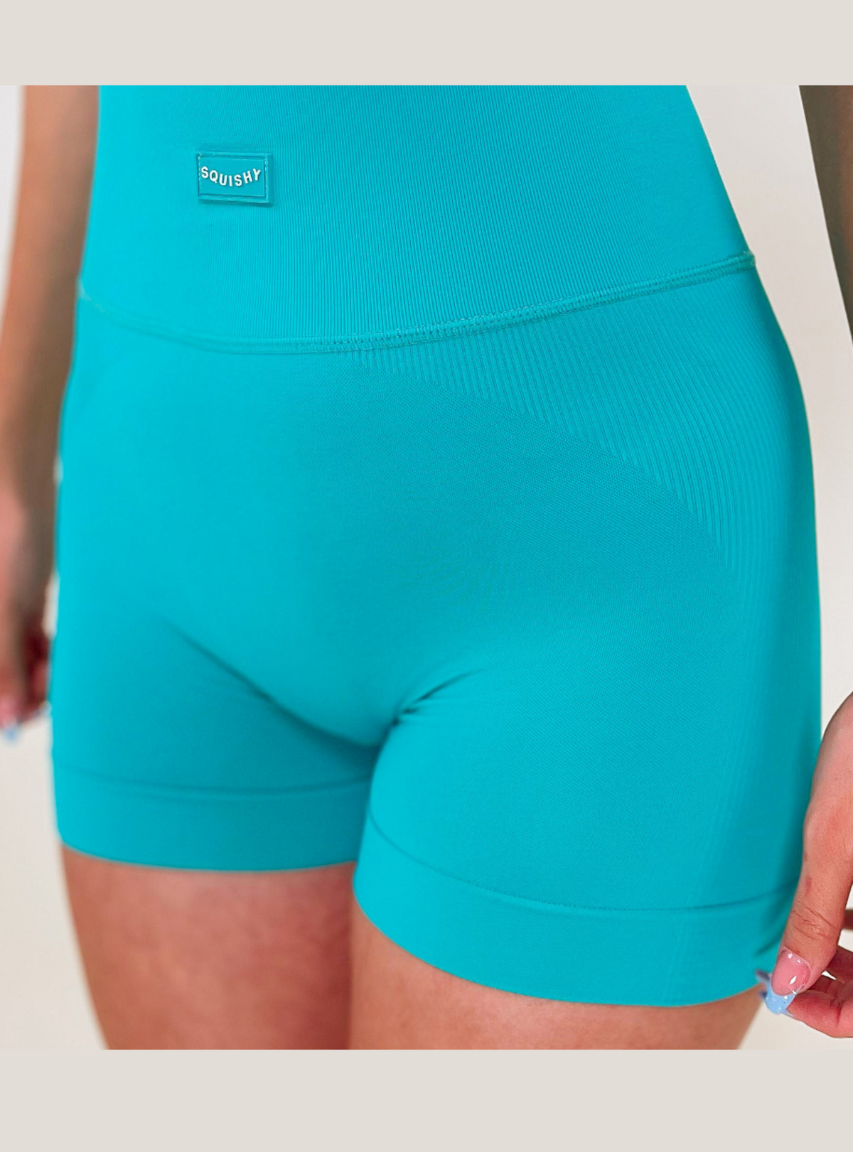 Blue Biker Shorts | Stylish Biker Shorts | Keep It Squishy
